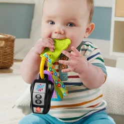 Juguetes para Bebés Fisher-Price Llaves con Control Remoto de Carro, Juega y Aprende