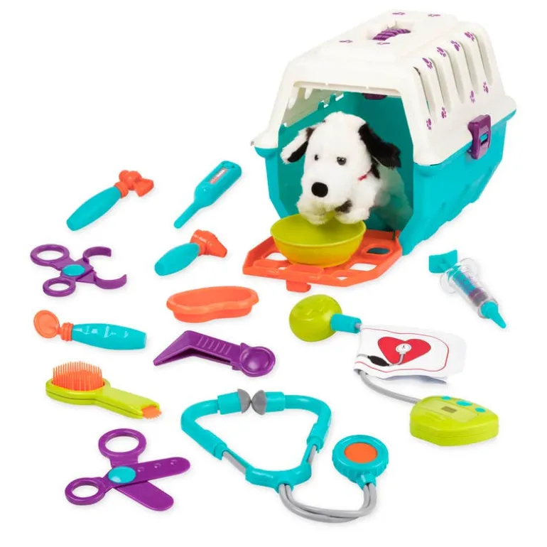 Juguetes Pre Escolar Set de Veterinario con Perrito Dalmata