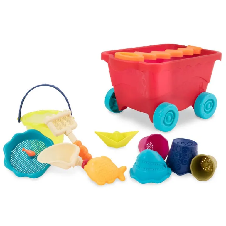 Juguetes Set de Playa Wagon Rojo