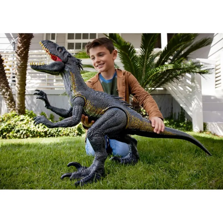 Jurassic World Dinosaurio Indo Raptor Súper Colosal Se puede Tragar hasta 20 Minifiguras *No Incluidas
