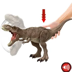 Jurassic World Ataque Total T-Rex con Sonido de Rugido y Feroz Mordida HXF53