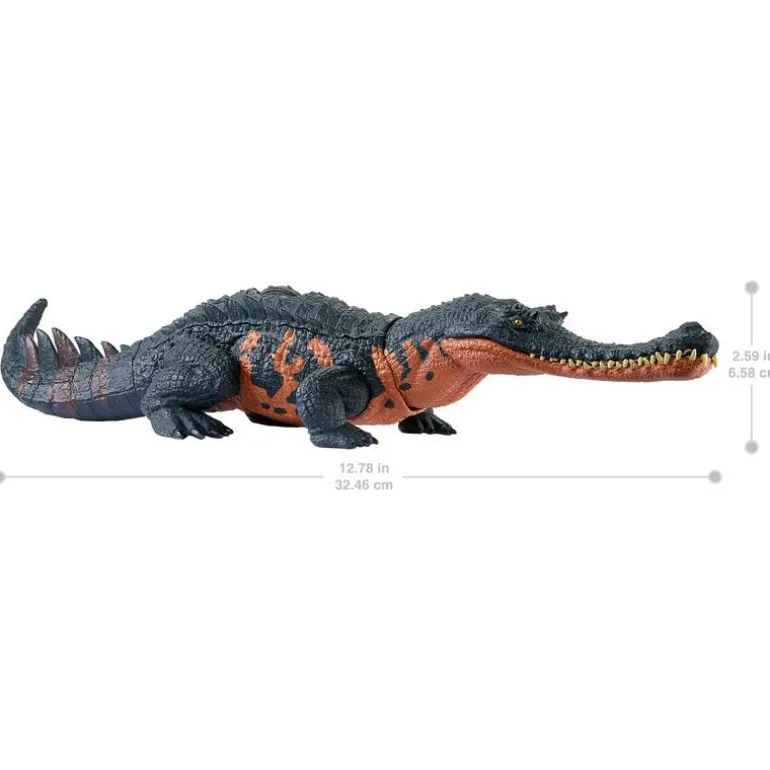 Jurassic World Dinosaurio Colección Gryposuchu Rugido Feroz HTK71