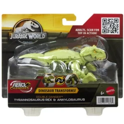 Jurassic World Dinosaurio Transformer T Rex y Ankylosaurus 2
