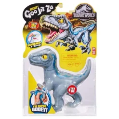 Jurassic World GooJitZu Dinosaurio Elástico Velociraptor Blue