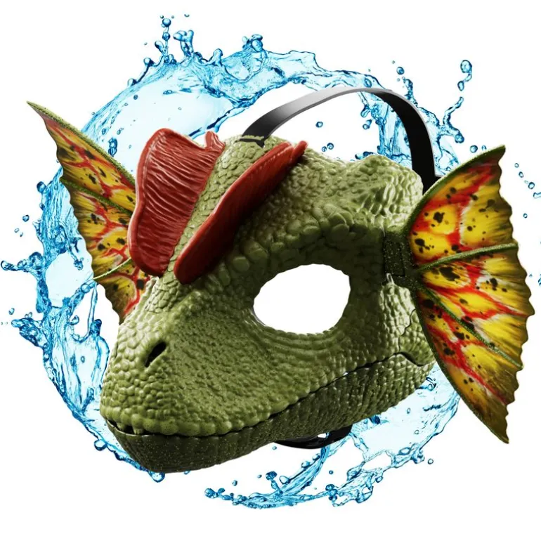 Jurassic World Máscara Dilophosaurus Lanza-Veneno