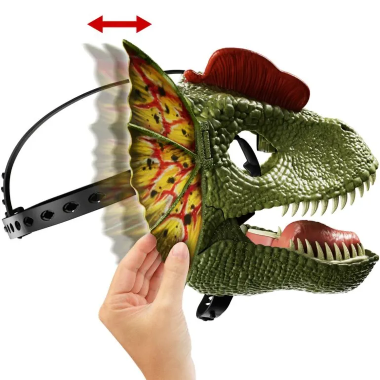 Jurassic World Máscara Dilophosaurus Lanza-Veneno