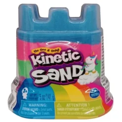 Kinetic Sand Contenedor Basico De Arena Color Unicornio Arcoíris