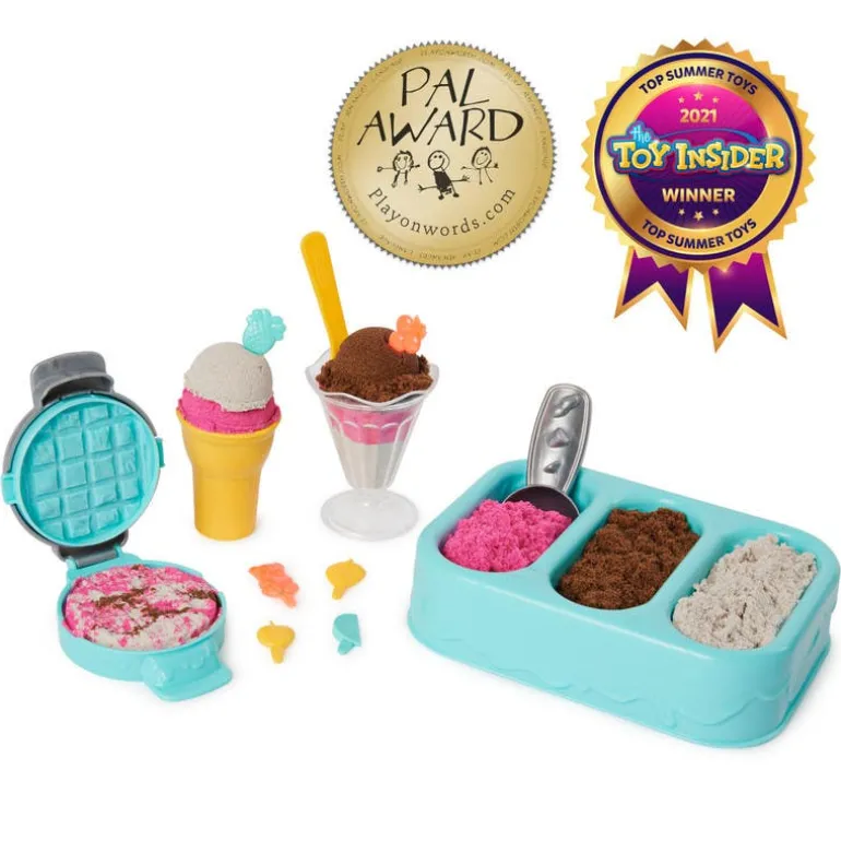 Kinetic Sand Set de Juegos Fábrica de Helados y Postres