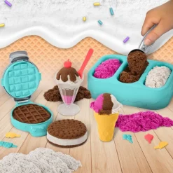 Kinetic Sand Set de Juegos Fábrica de Helados y Postres