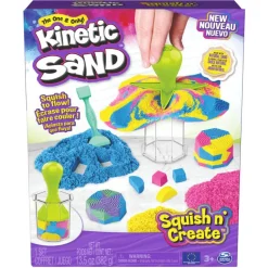Kinetic Sand Set de Juegos Aplasta y Crea