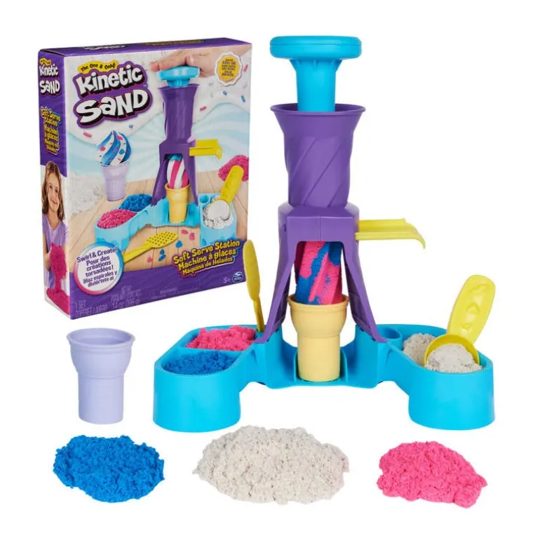 Kinetic Sand Set de Juegos Máquina de Helados