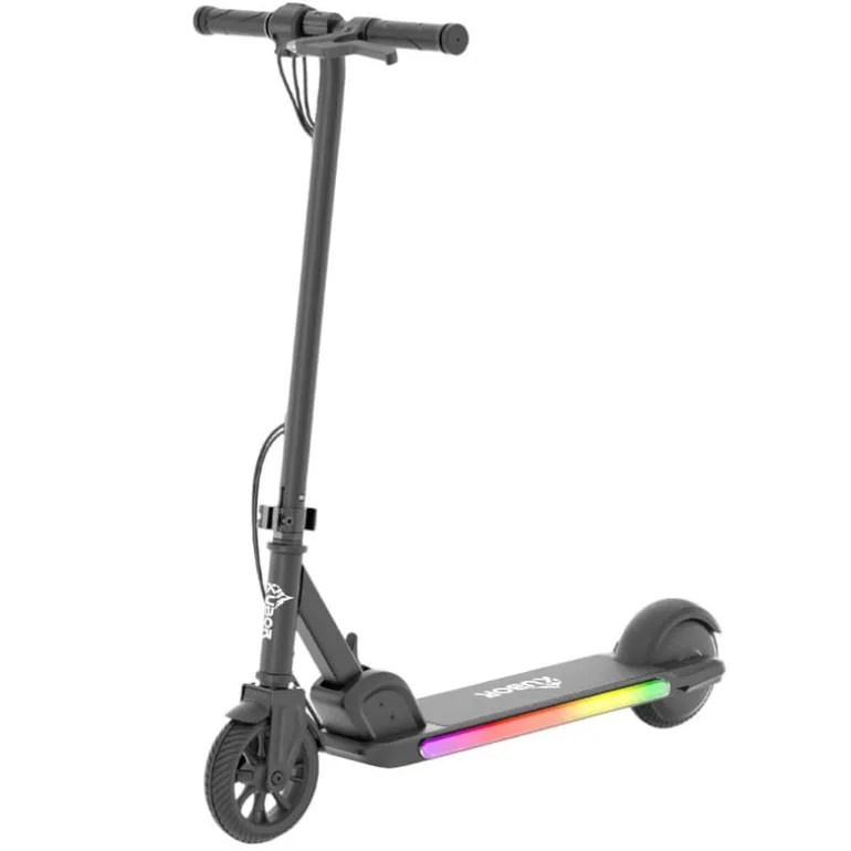KUBOR Scooter Electrico Infantil IFS15BLK Freno Palanca