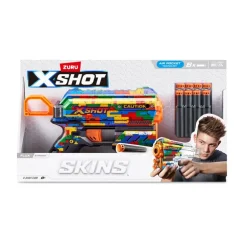 Lanzador de Dardos X-Shot Flux Striper con 12 Dardos