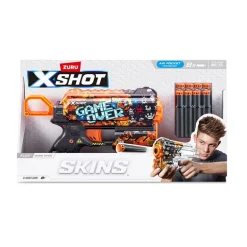 Lanzador de Dardos X-Shot Flux Game Over con 12 Dardos