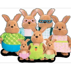 Lil Woodzeez Familia Conejos Con Abuelos
