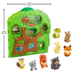Little People Estuche de Animalitos con 8 Figuras