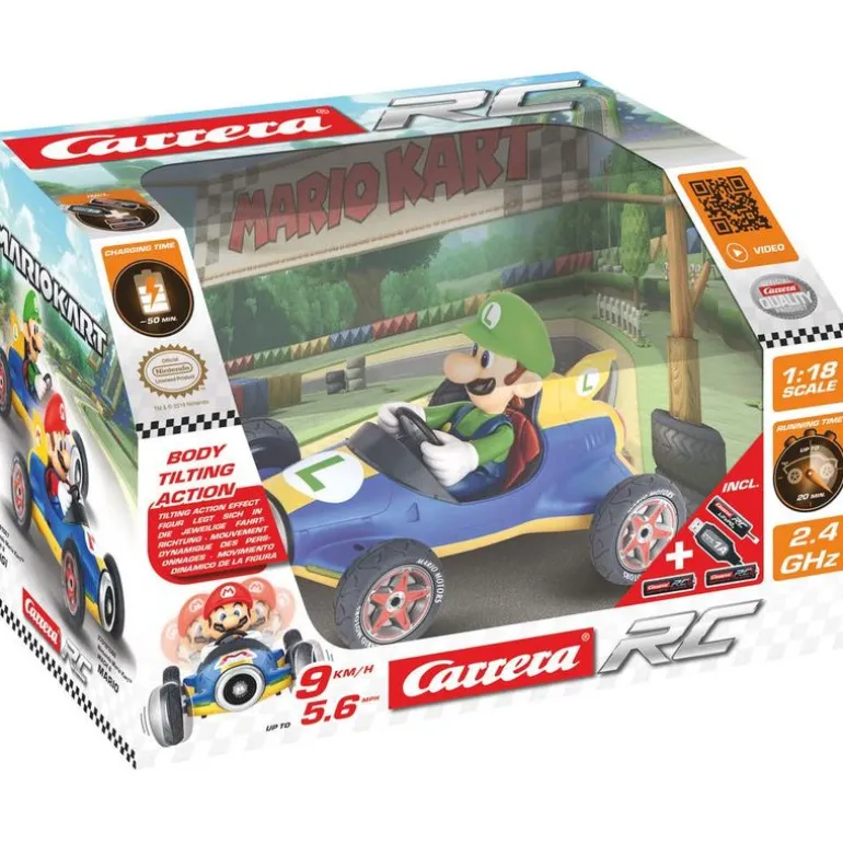 Mario Kart Vehículo Radio Control de Luigi