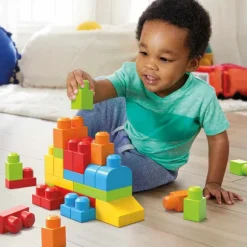 Mega Bloks Set ¡Constrúyelo! con Bloques Brillantes