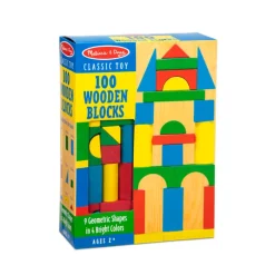 Melissa & Doug Bloques De Madera 100 Pcs 6073056