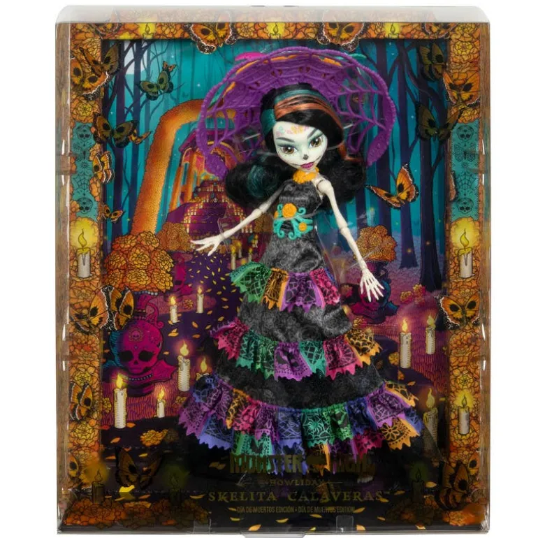 Monster High Winter Skelita Día De Muertos HXH99