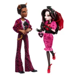 Monster High Fashion Doll 2 Pack Draculaura y Clawd Howliday