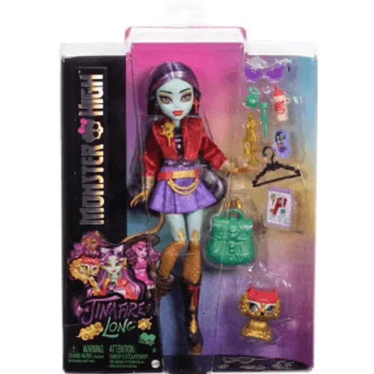 Monster High Muñeca Jinafire para niñas HPD53