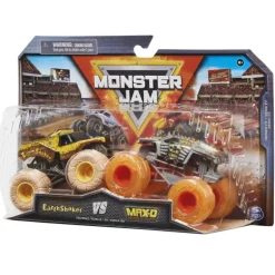 Monster Jam 2 Pack EarthShaker vs Max-D