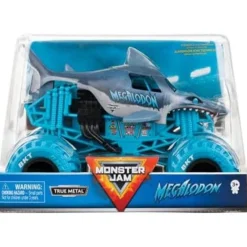 Monster Jam Sparkle Smash Vehículos Megalodon 1:24