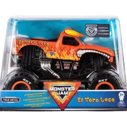 Monster Jam Sparkle Smash Vehículos El Toro Loco 1:24