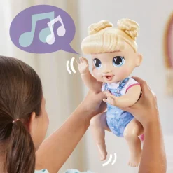 Muñeca Baby Alive Rubia que Gatea, con Sonidos y una Melodía para dormir