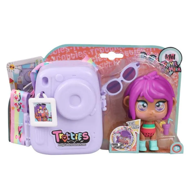 Muñeca Mini Trotties Cámara de Viaje Mel