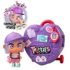 Muñeca Mini Trotties Ojos Emoji Maleta de Viaje Emma