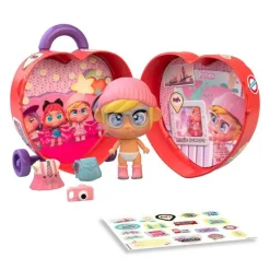 Muñeca Mini Trotties Ojos Emoji Maleta de Viaje Lucy