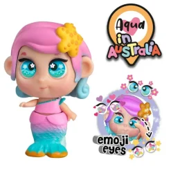 Muñeca Mini Trotties Ojos Emoji Aqua