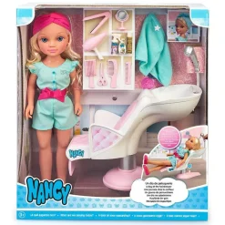 Muñeca Nancy Set de Juego Un Día de Peluquería