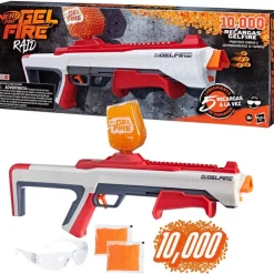 Nerf Lanzador de Gelfire con Bolsa de 10 mil bolitas