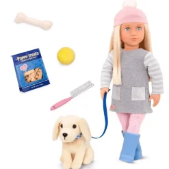 Our Generation Muñeca Meagan con Perrito Labadror