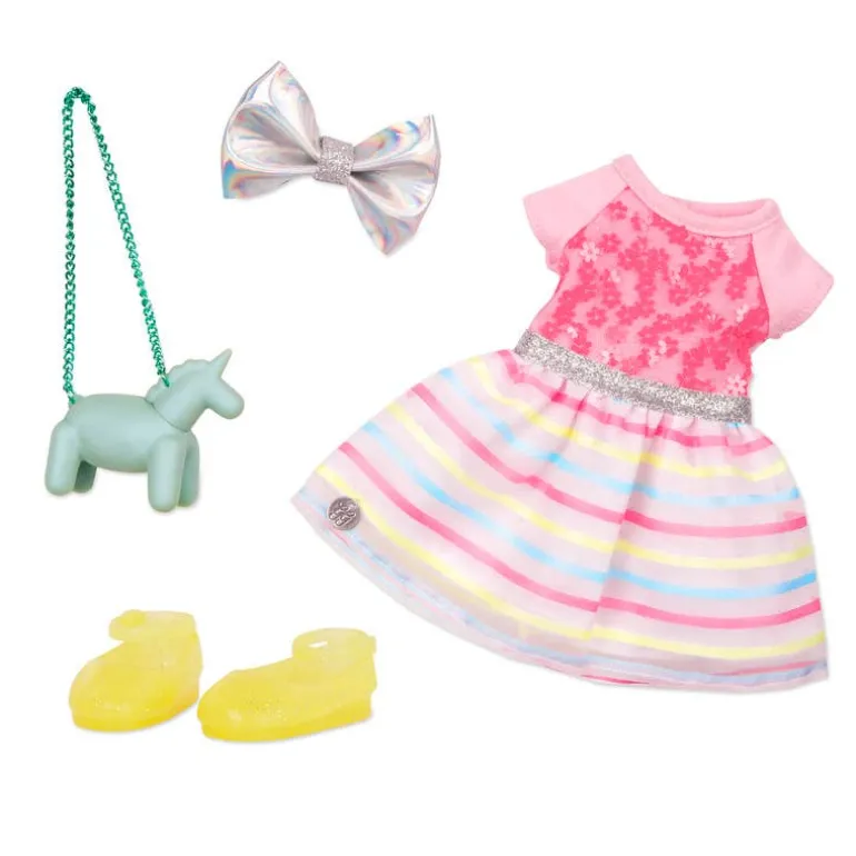 Outfit Shiny Flowers para Muñecas, Glitter Girl