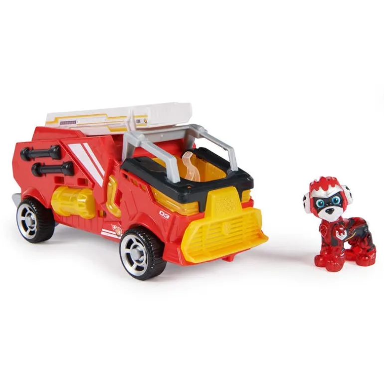 Paw Patrol Mighty Pups Super Paws Vehículo de Marshall