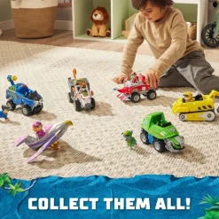 Paw Patrol Vehículo con Figura de Tracker en la Jungla
