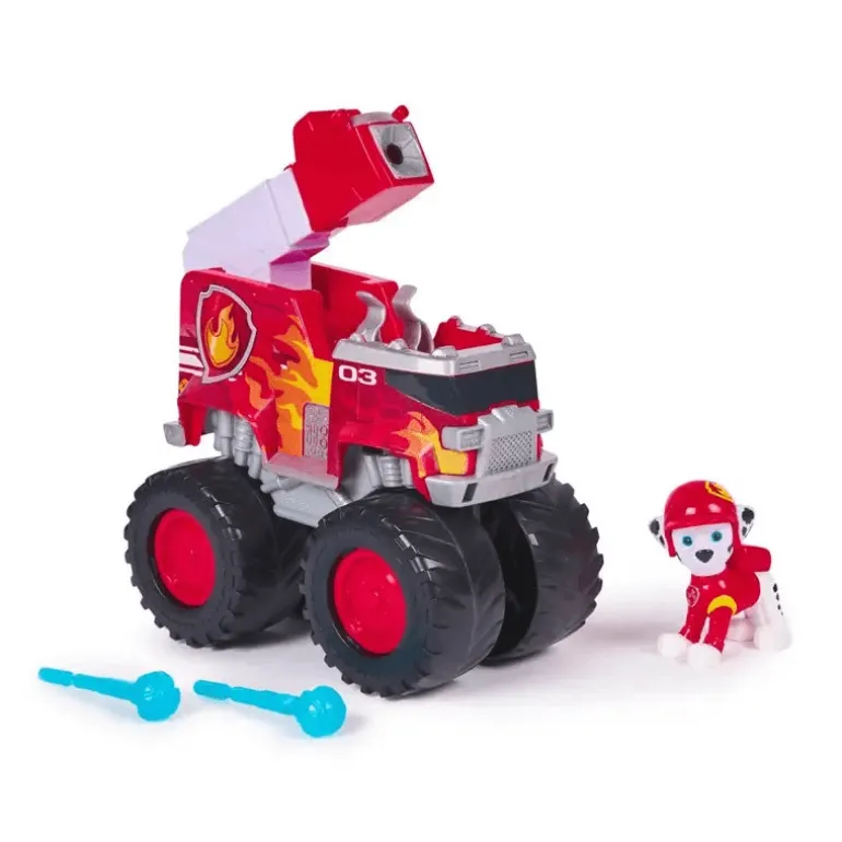 Paw Patrol Vehículo de Rescate Lanzador de Dardos Marshall