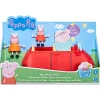 Peppa Pig Carro Rojo con Peppa y George