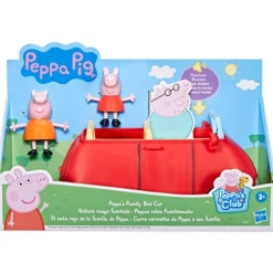 Peppa Pig Carro Rojo con Peppa y George