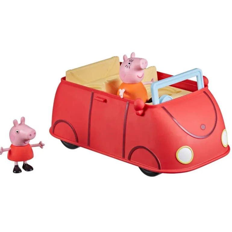 Peppa Pig Carro Rojo con Peppa y George