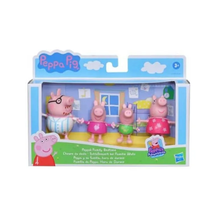 Peppa Pig y Su Familia Hora de Dormir 4 Pack