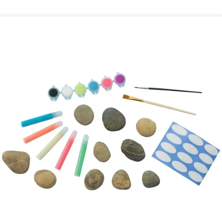Pinta Rocas Fluorescentes Set para Niños