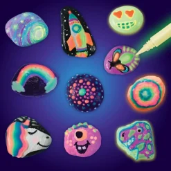Pinta Rocas Fluorescentes Set para Niños