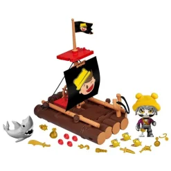 Pinypon Diki Duki Set de Juego Balsa Pirata