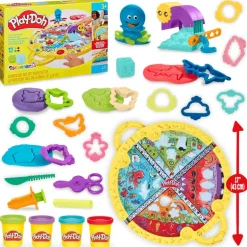 Play-Doh Set de Juegos Para Viajes con Accesorios y 4 Latas