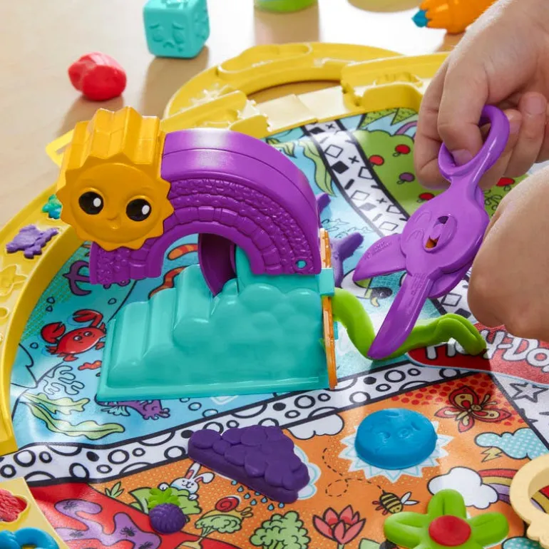 Play-Doh Set de Juegos Para Viajes con Accesorios y 4 Latas